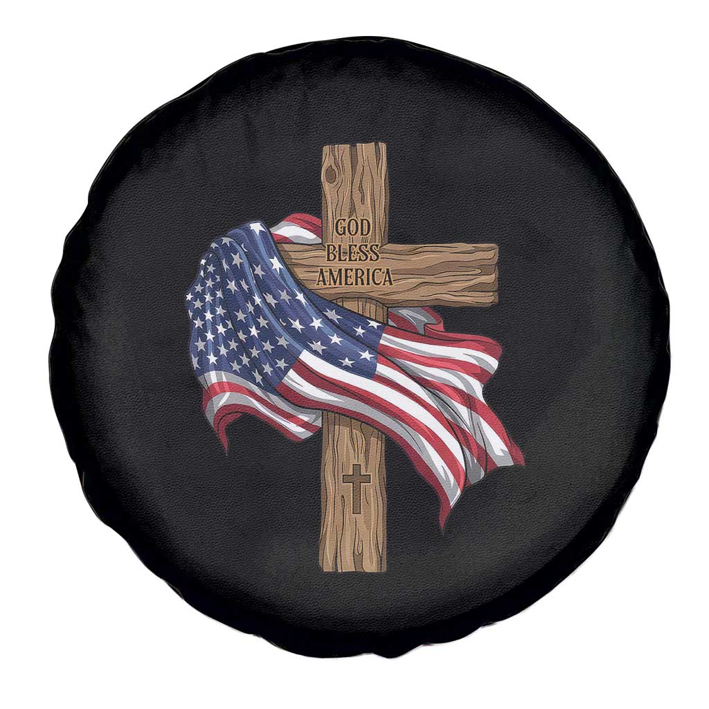 God Bless America 250 Years Spare Tire Cover 4th of July Christian Jesus