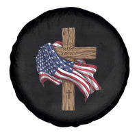 God Bless America 250 Years Spare Tire Cover 4th of July Christian Jesus