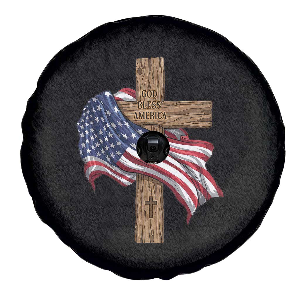 God Bless America 250 Years Spare Tire Cover 4th of July Christian Jesus