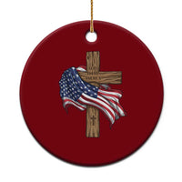 God Bless America 250 Years Ceramic Ornament 4th of July Christian Jesus