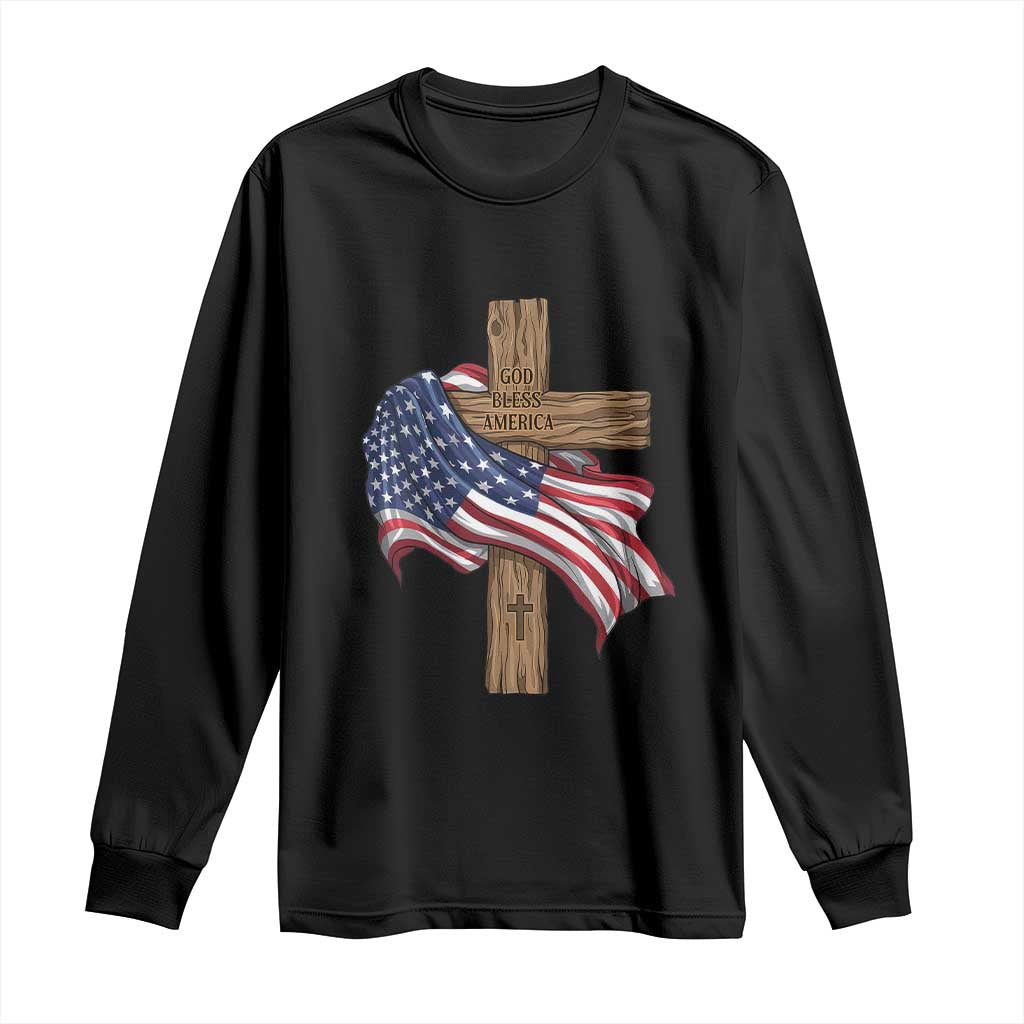 God Bless America 250 Years Long Sleeve Shirt 4th of July Christian Jesus