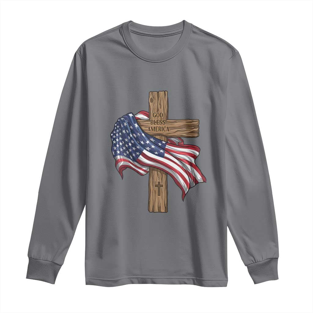 God Bless America 250 Years Long Sleeve Shirt 4th of July Christian Jesus