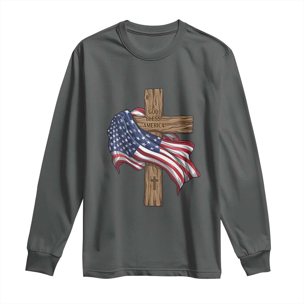 God Bless America 250 Years Long Sleeve Shirt 4th of July Christian Jesus