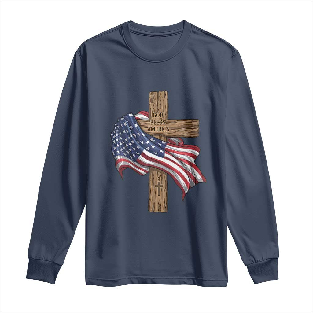 God Bless America 250 Years Long Sleeve Shirt 4th of July Christian Jesus