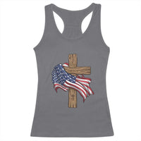 God Bless America 250 Years Racerback Tank Top 4th of July Christian Jesus