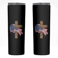 God Bless America 250 Years Skinny Tumbler 4th of July Christian Jesus