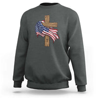 God Bless America 250 Years Sweatshirt 4th of July Christian Jesus