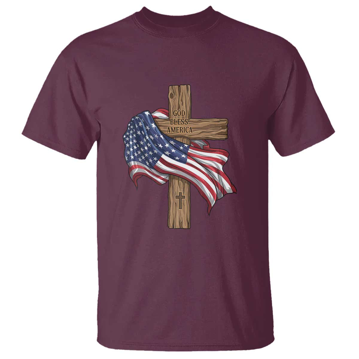 God Bless America 250 Years T Shirt 4th of July Christian Jesus
