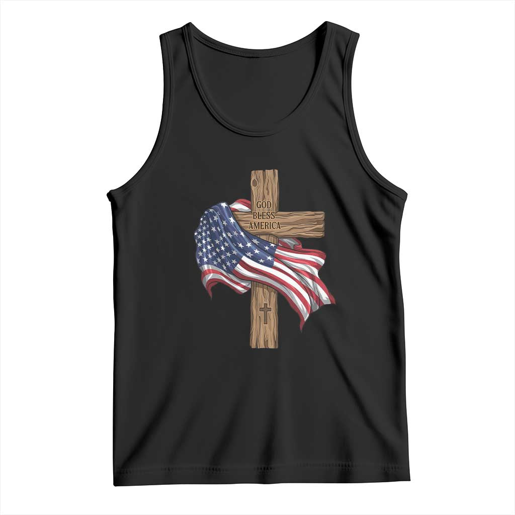 God Bless America 250 Years Tank Top 4th of July Christian Jesus