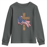 God Bless America 250 Years Youth Sweatshirt 4th of July Christian Jesus