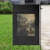 Weird Bass Fish Playing Bass Guitar Garden Flag Funny Cursed Meme - Wonder Print Shop