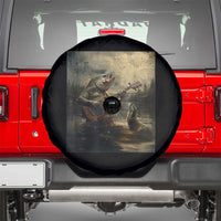 Weird Bass Fish Playing Bass Guitar Spare Tire Cover Funny Cursed Meme - Wonder Print Shop