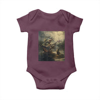 Weird Bass Fish Playing Bass Guitar Baby Onesie Funny Cursed Meme - Wonder Print Shop
