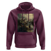 Weird Bass Fish Playing Bass Guitar Hoodie Funny Cursed Meme - Wonder Print Shop