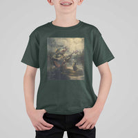 Weird Bass Fish Playing Bass Guitar T Shirt For Kid Funny Cursed Meme - Wonder Print Shop