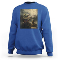 Weird Bass Fish Playing Bass Guitar Sweatshirt Funny Cursed Meme - Wonder Print Shop