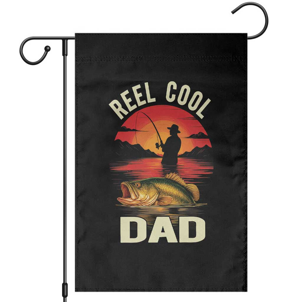 Funny Fishing Dad Garden Flag Reel Cool Dad - Wonder Print Shop