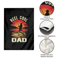 Funny Fishing Dad Garden Flag Reel Cool Dad - Wonder Print Shop
