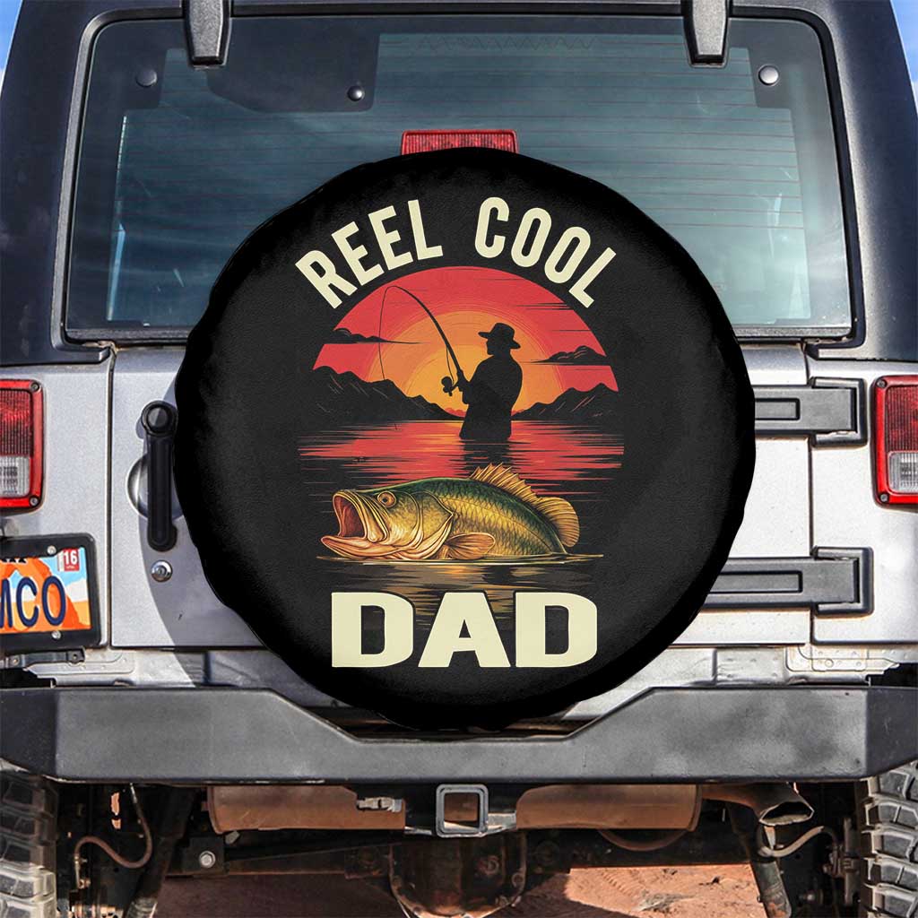 Funny Fishing Dad Spare Tire Cover Reel Cool Dad - Wonder Print Shop