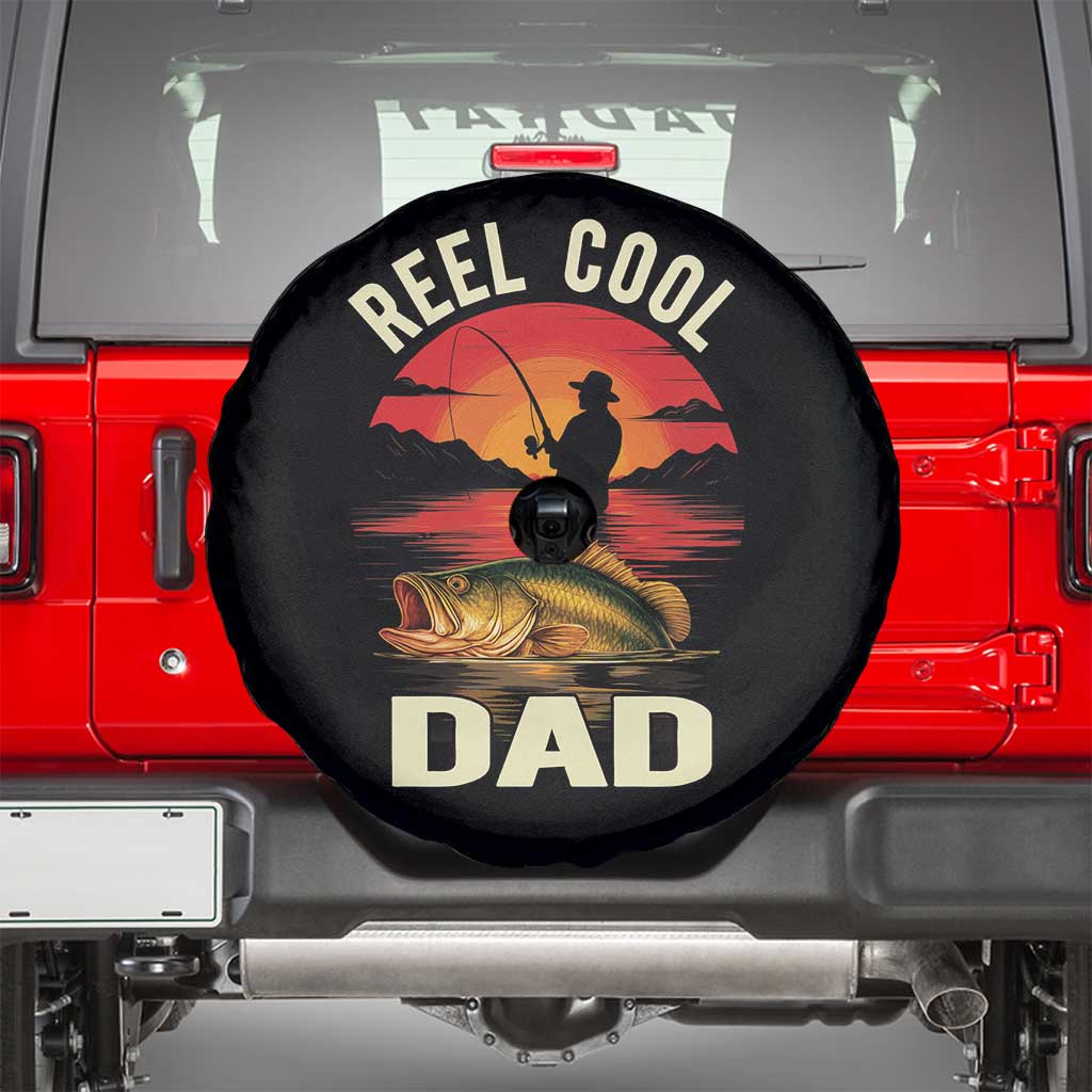 Funny Fishing Dad Spare Tire Cover Reel Cool Dad - Wonder Print Shop