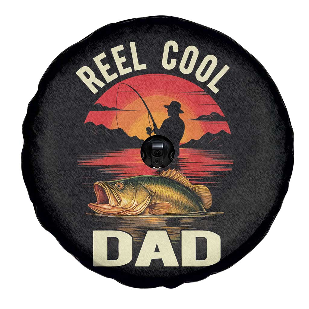 Funny Fishing Dad Spare Tire Cover Reel Cool Dad - Wonder Print Shop