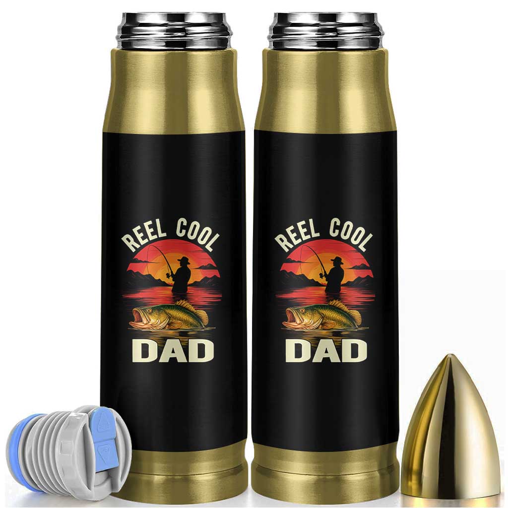 Funny Fishing Dad Bullet Tumbler Reel Cool Dad - Wonder Print Shop