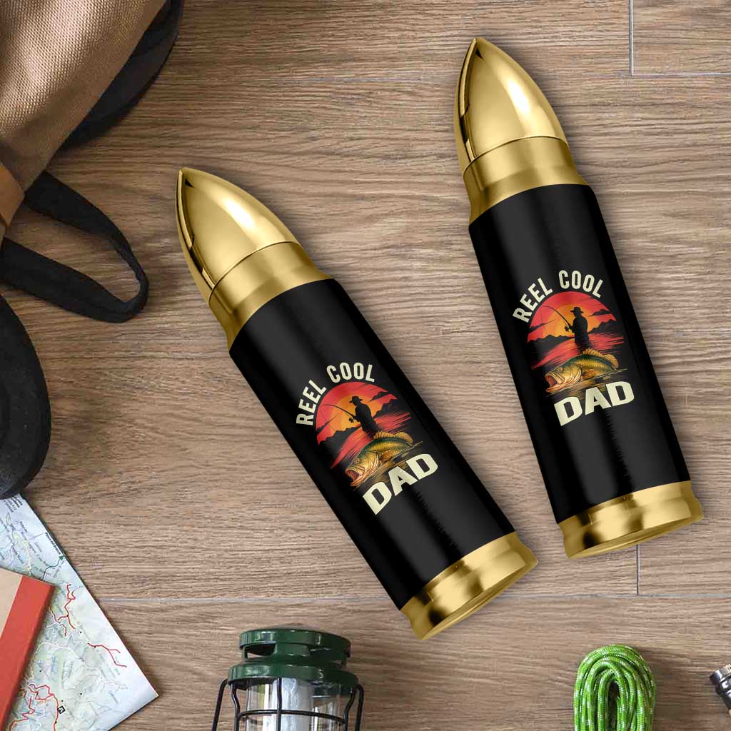 Funny Fishing Dad Bullet Tumbler Reel Cool Dad - Wonder Print Shop