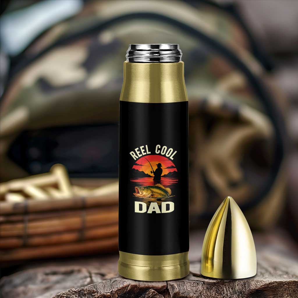 Funny Fishing Dad Bullet Tumbler Reel Cool Dad - Wonder Print Shop