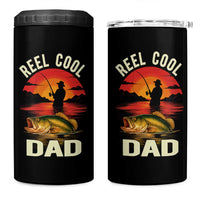 Funny Fishing Dad 4 in 1 Can Cooler Tumbler Reel Cool Dad - Wonder Print Shop