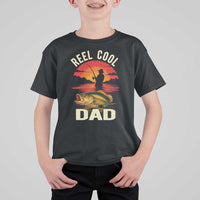 Funny Fishing Dad T Shirt For Kid Reel Cool Dad - Wonder Print Shop