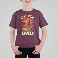 Funny Fishing Dad T Shirt For Kid Reel Cool Dad - Wonder Print Shop