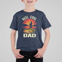 Funny Fishing Dad T Shirt For Kid Reel Cool Dad - Wonder Print Shop