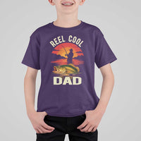 Funny Fishing Dad T Shirt For Kid Reel Cool Dad - Wonder Print Shop
