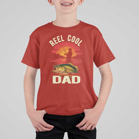 Funny Fishing Dad T Shirt For Kid Reel Cool Dad - Wonder Print Shop