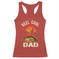 Funny Fishing Dad Racerback Tank Top Reel Cool Dad - Wonder Print Shop