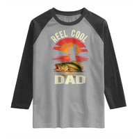 Funny Fishing Dad Raglan Shirt Reel Cool Dad - Wonder Print Shop