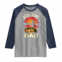 Funny Fishing Dad Raglan Shirt Reel Cool Dad - Wonder Print Shop