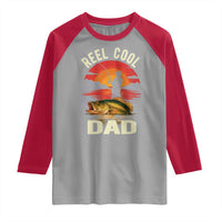 Funny Fishing Dad Raglan Shirt Reel Cool Dad - Wonder Print Shop