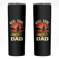 Funny Fishing Dad Skinny Tumbler Reel Cool Dad - Wonder Print Shop