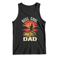 Funny Fishing Dad Tank Top Reel Cool Dad - Wonder Print Shop