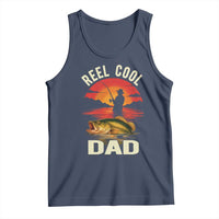 Funny Fishing Dad Tank Top Reel Cool Dad - Wonder Print Shop