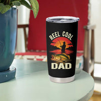 Funny Fishing Dad Tumbler Cup Reel Cool Dad - Wonder Print Shop