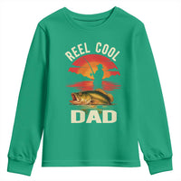 Funny Fishing Dad Youth Sweatshirt Reel Cool Dad - Wonder Print Shop