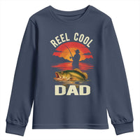 Funny Fishing Dad Youth Sweatshirt Reel Cool Dad - Wonder Print Shop