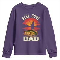 Funny Fishing Dad Youth Sweatshirt Reel Cool Dad - Wonder Print Shop