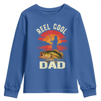 Funny Fishing Dad Youth Sweatshirt Reel Cool Dad - Wonder Print Shop
