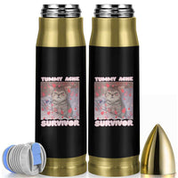 Tummy Ache Survivor Bullet Tumbler Funny Cute Cat Meme - Wonder Print Shop