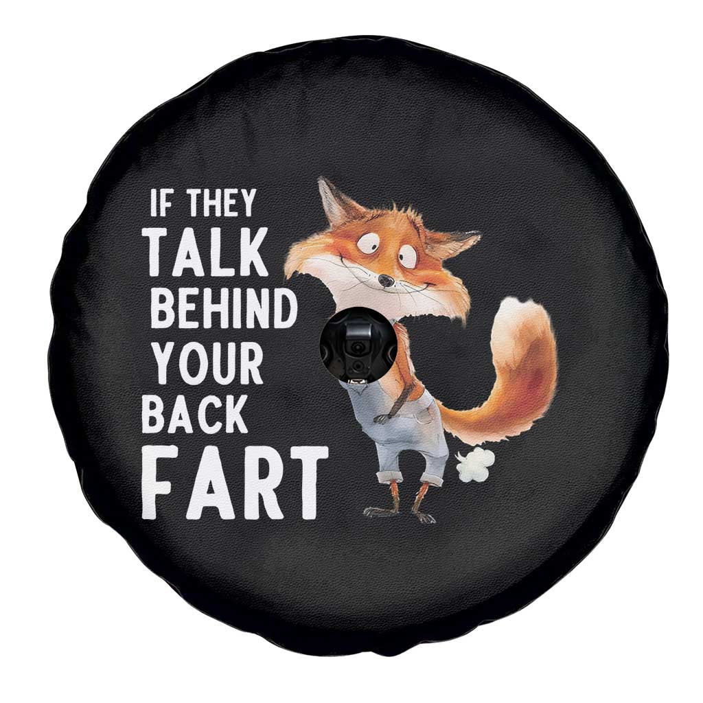 Funny Fox Meme Spare Tire Cover If They Talk Behind Your Back Fart  Naughty Joke - Wonder Print Shop