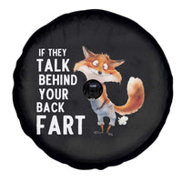 Funny Fox Meme Spare Tire Cover If They Talk Behind Your Back Fart  Naughty Joke - Wonder Print Shop