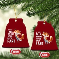 Funny Fox Meme Ceramic Ornament If They Talk Behind Your Back Fart  Naughty Joke - Wonder Print Shop